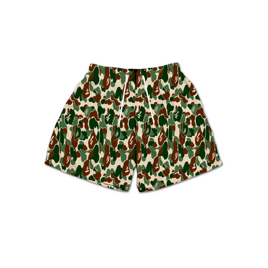 Green Ape Camo Shorts